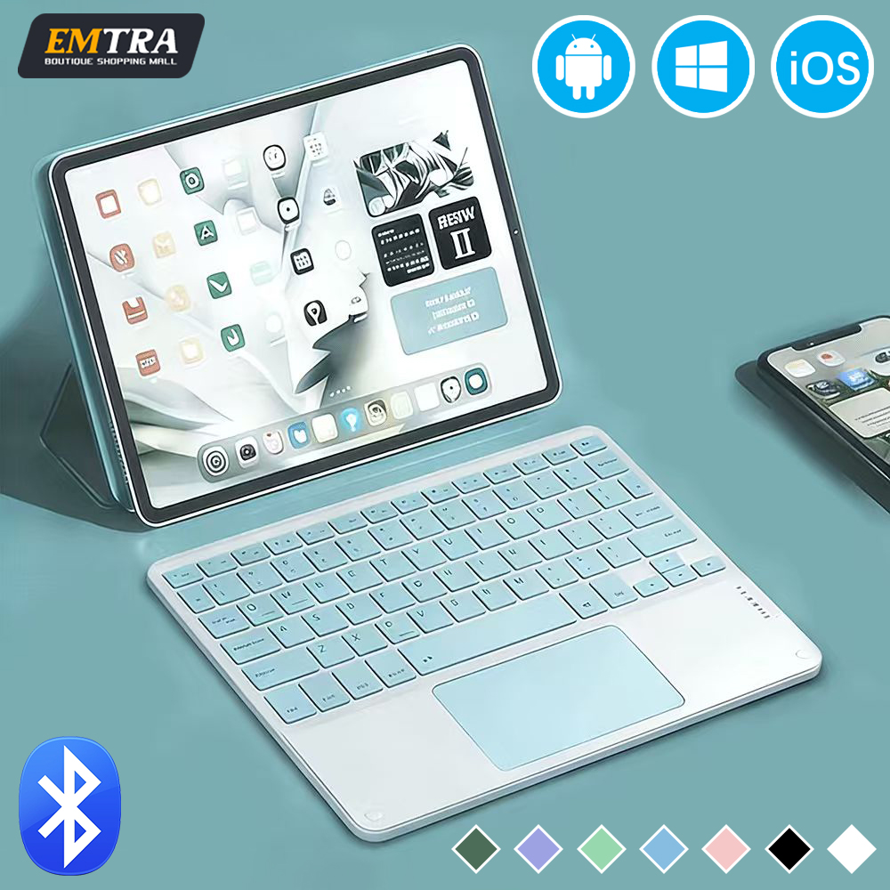 Tablet Accessories Keyboard - EMTRA Universal Bluetooth Keyboard for iPad