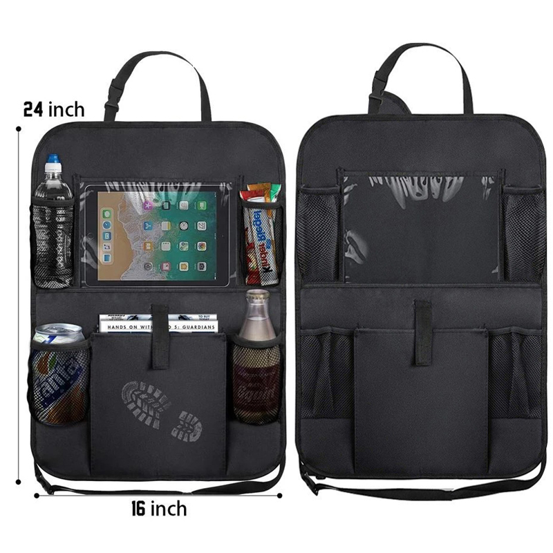 Tablet Cover Accessories - Car Backseat Organizer with Touch Screen