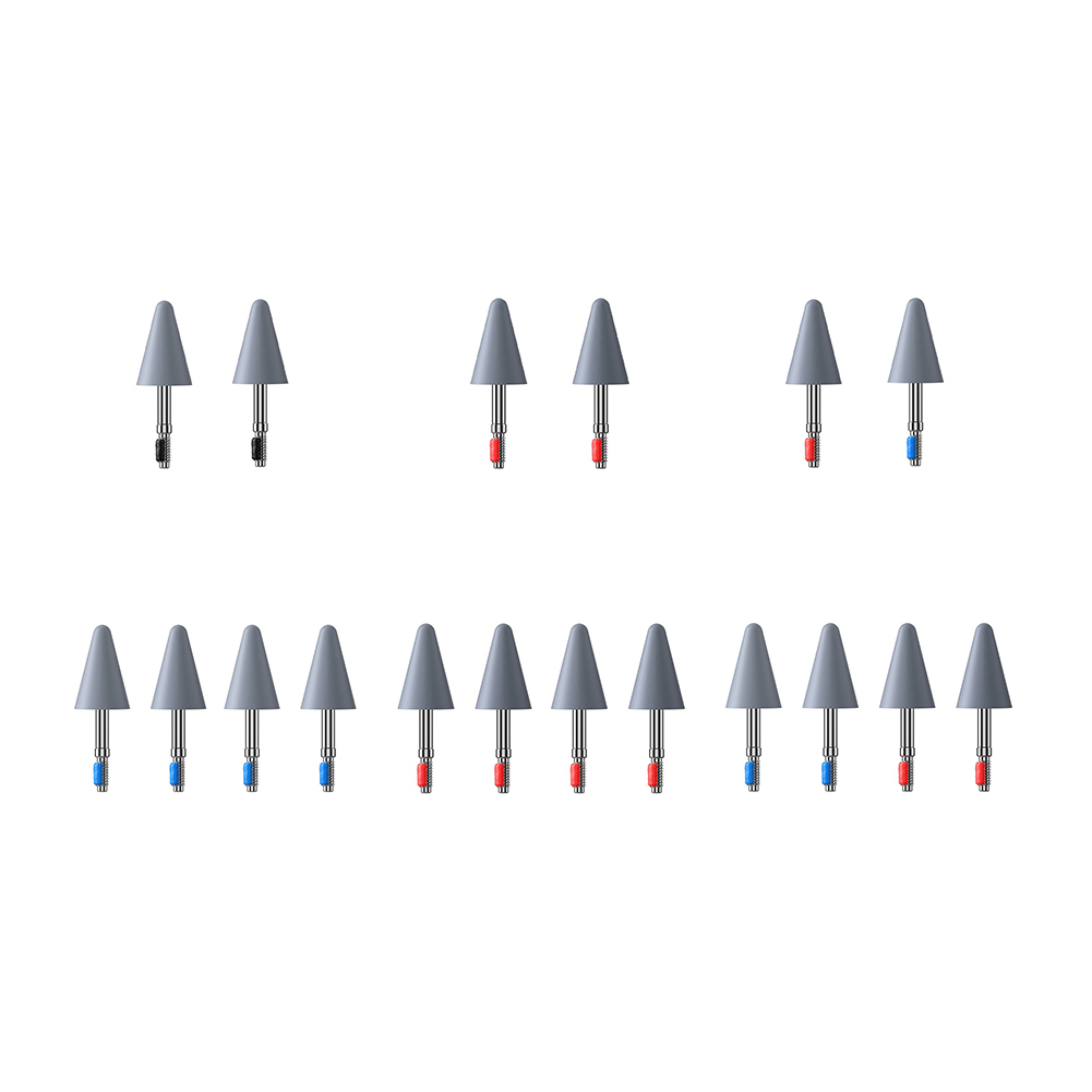 Stylus Replacement Tip - 2/4Pcs Soft/Hard Replaceable Pencil Tips Screen