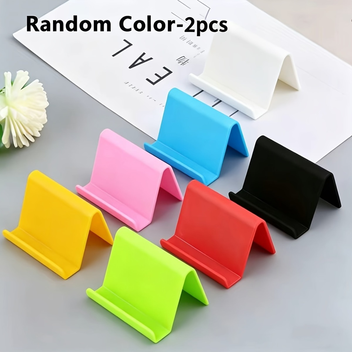 Tablet Accessories Online - 2Pc Random Color Cute Plastic Adjustable