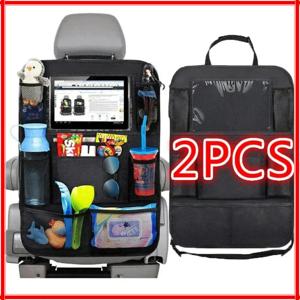 Tablet Cover Accessories - Car Backseat Organizer with Touch Screen