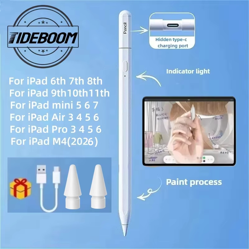 Stylus Replacement Tip - 2026 For iPad Pencil M4 Stylus
