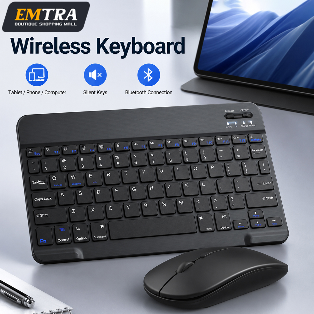 Tablet Accessories Keyboard - Bluetooth Wireless Keyboard For Android IOS