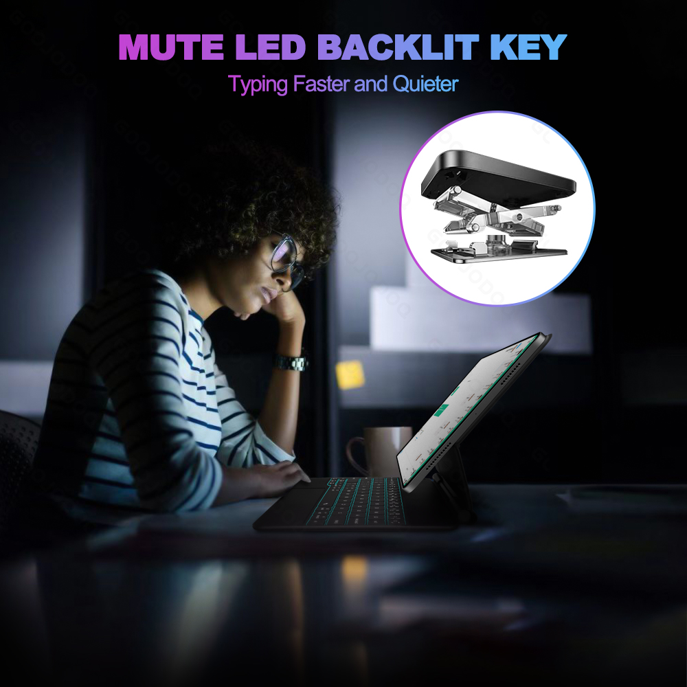 GOOJODOQ Magic Keyboard for iP – Tablet Accessories Choice Store recenzja i cena