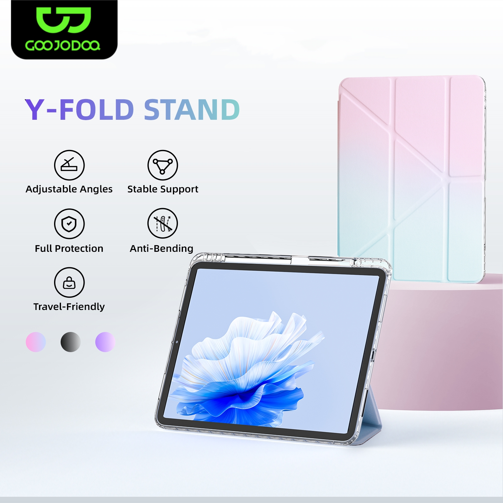Y-shaped folding TPU iPad case – Tablet Accessories Choice Store recenzja i cena