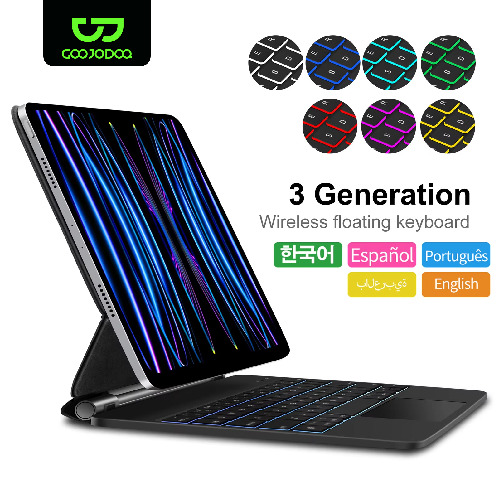 GOOJODOQ Magic Keyboard for iP – Tablet Accessories Choice Store recenzja i cena