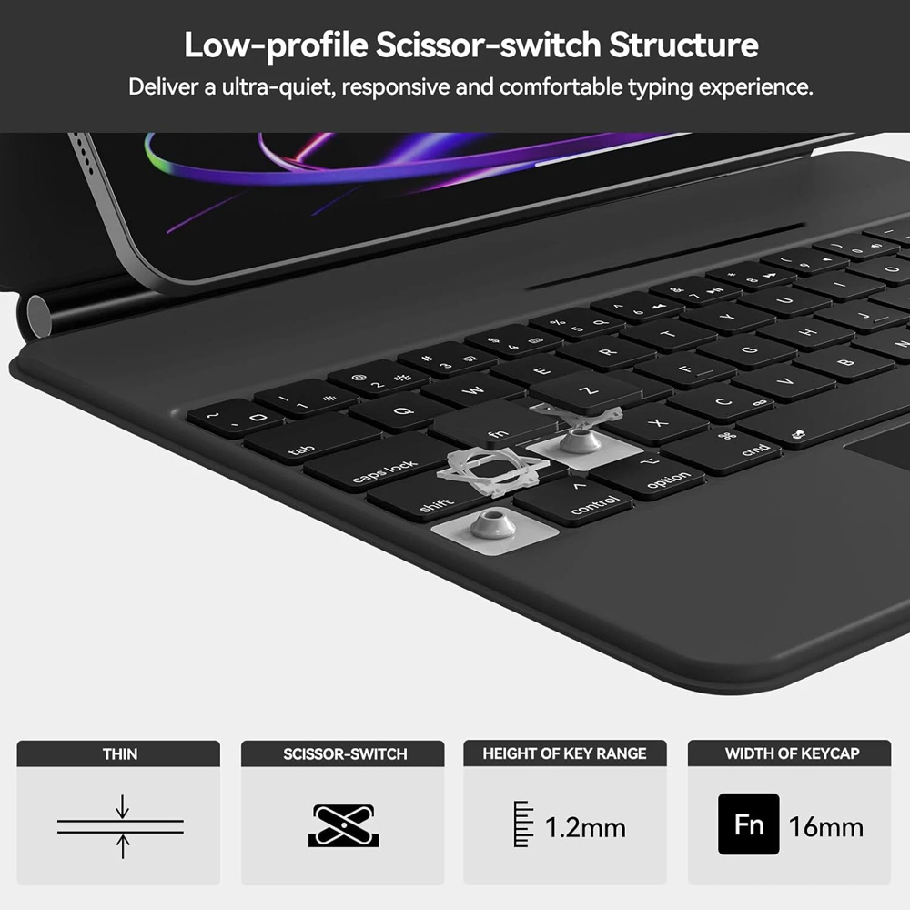 Bluetooth Magic Keyboard Case  – Tablet Keyboard Case recenzja i cena