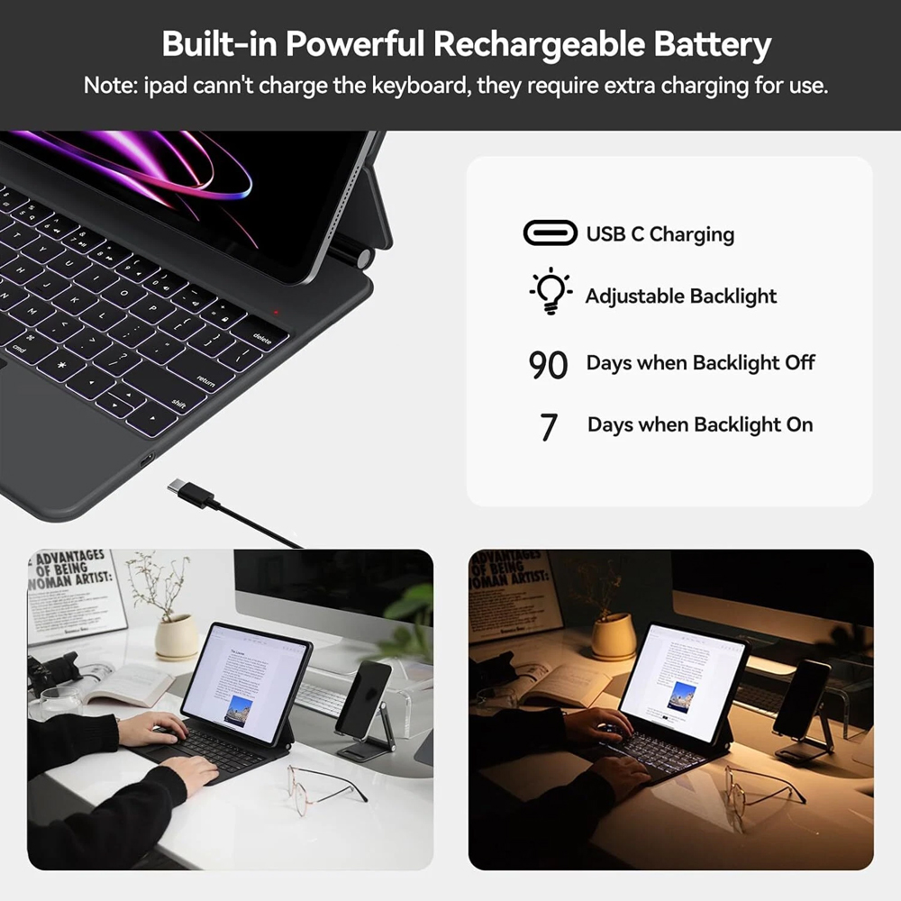 Bluetooth Magic Keyboard Case  – Tablet Keyboard Case recenzja i cena