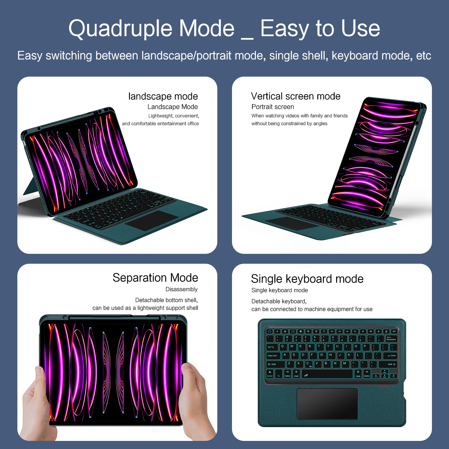 Magic Keyboard Case for iPad A – Tablet Keyboard Case recenzja i cena