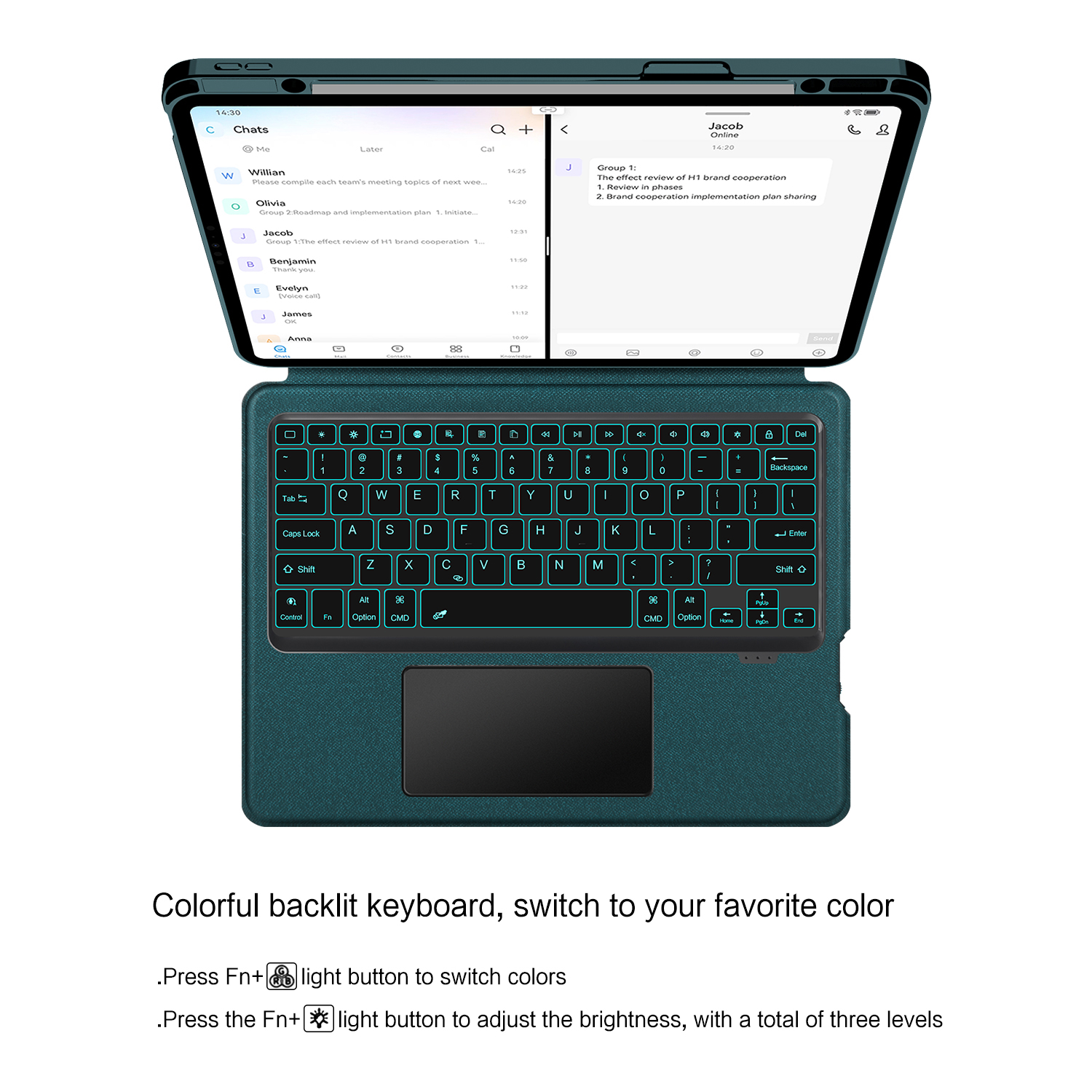 Magic Keyboard Case for iPad A – Tablet Keyboard Case recenzja i cena