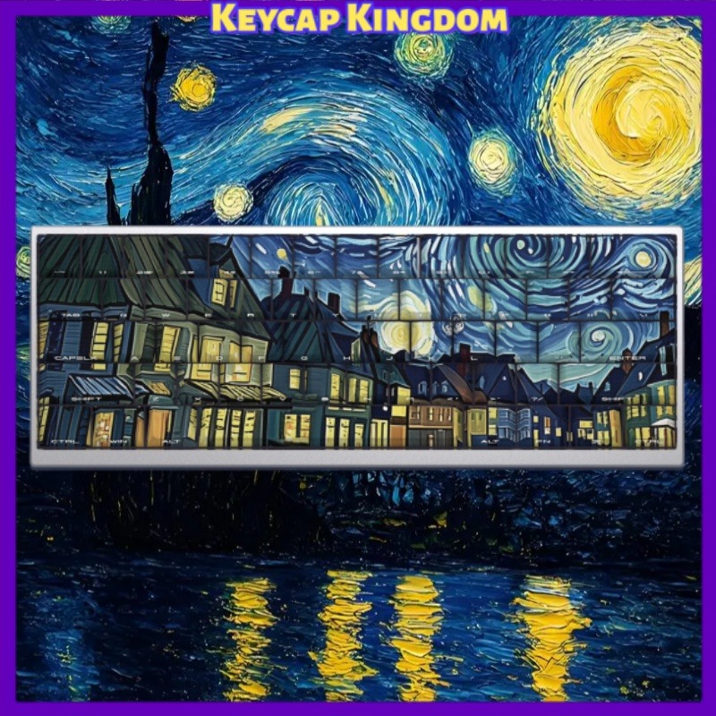 Van Gogh Starry Sky Theme Keyc – Tablet Accessories Keyboard recenzja i cena
