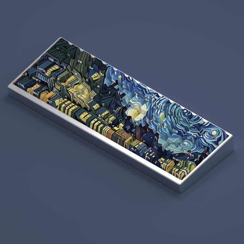 Van Gogh Starry Sky Theme Keyc – Tablet Accessories Keyboard recenzja i cena