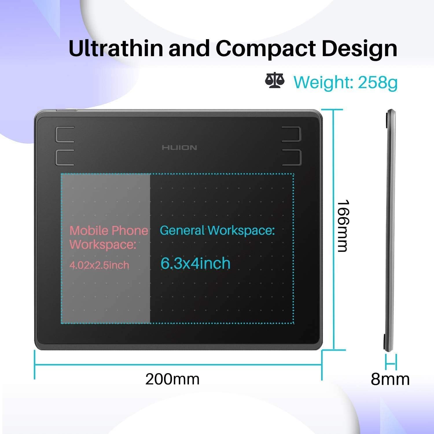 HUION HS64 Graphic Tablet 6Inc – Huion Tablet Accessories recenzja i cena
