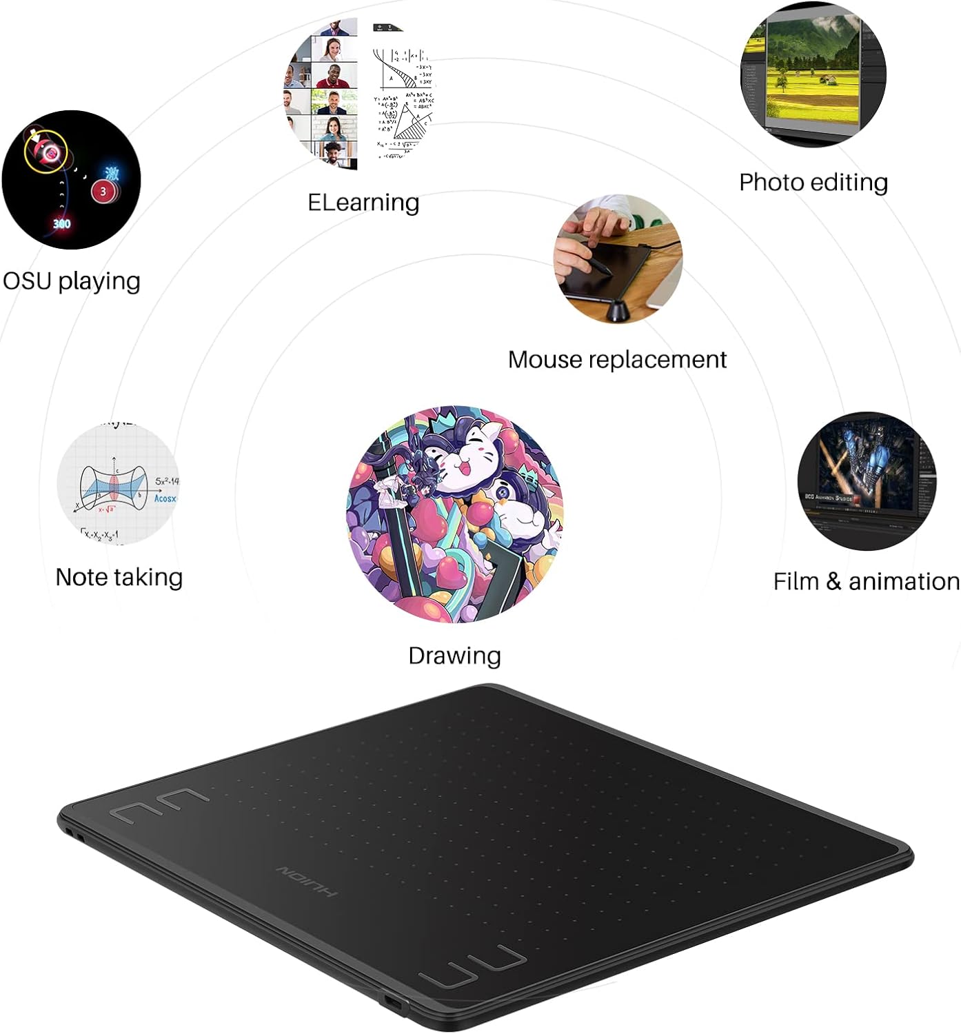 HUION HS64 Graphic Tablet 6Inc – Huion Tablet Accessories recenzja i cena