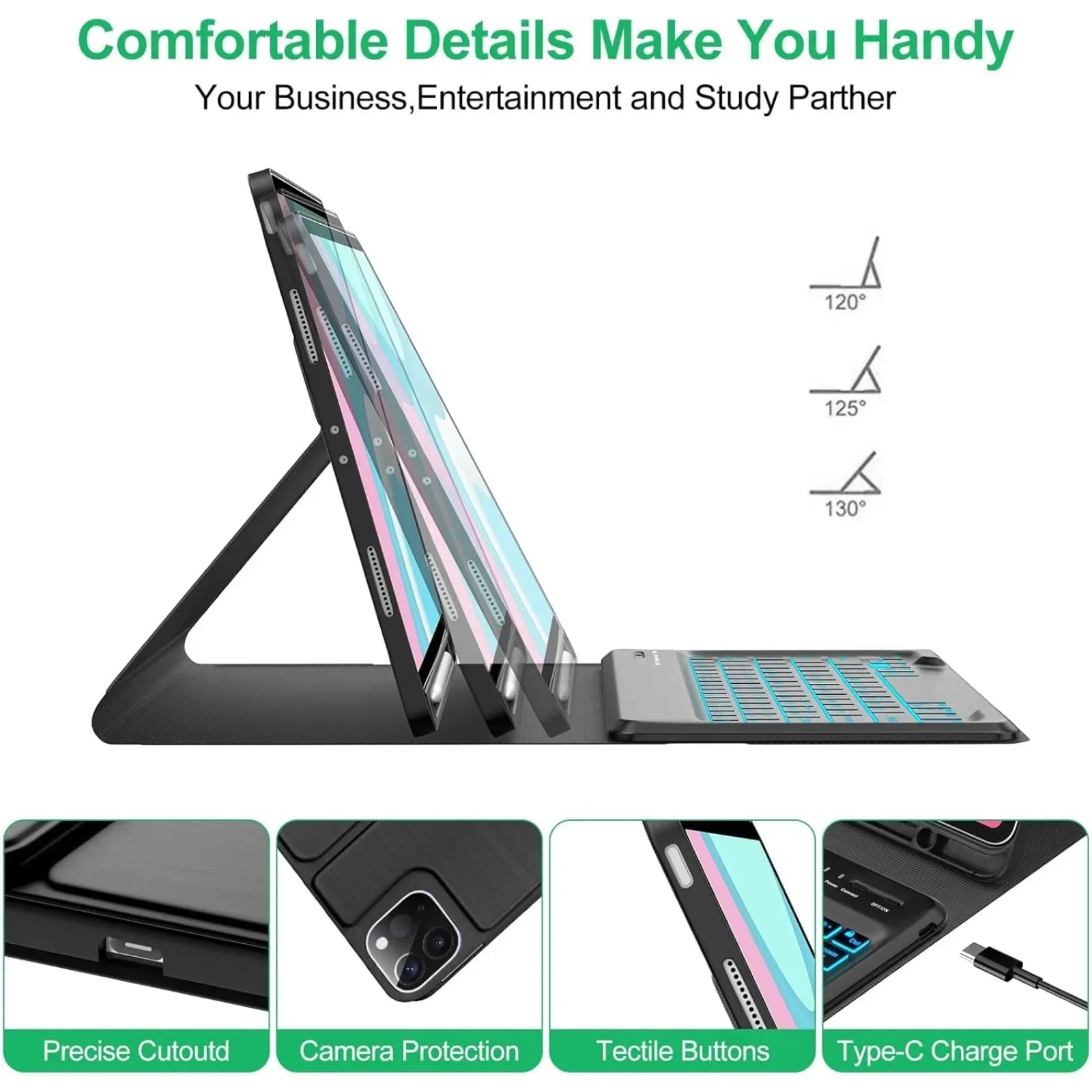 Keyboard Case for HONOR Pad X8 – Tablet Keyboard Case recenzja i cena