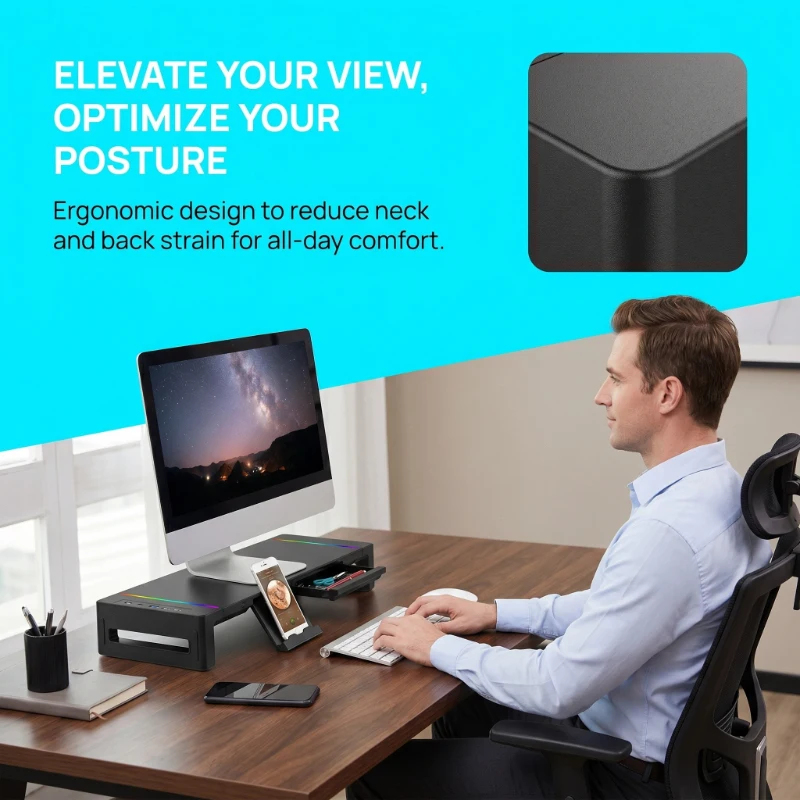 Ergonomic Foldable Monitor Sta – Tablet Stand Adjustable recenzja i cena
