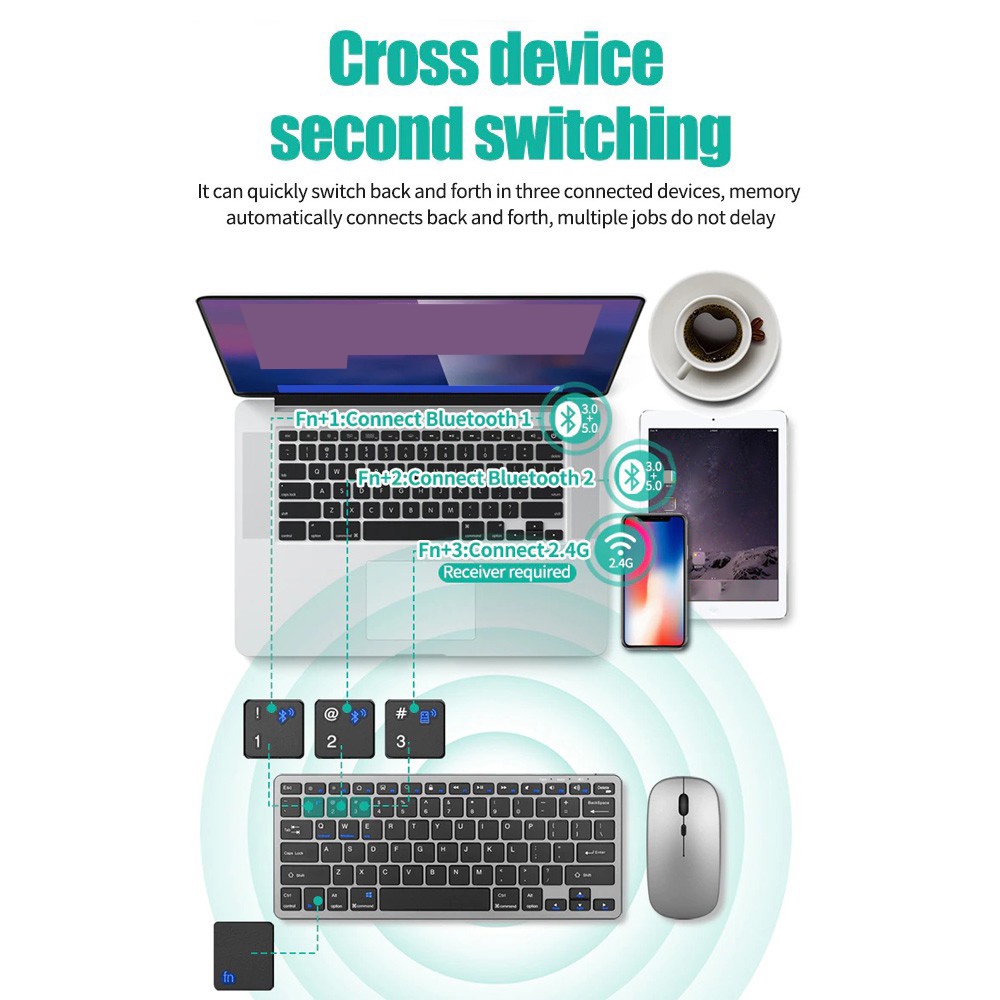 Wireless Keyboard Bluetooth 5. – Tablet Accessories Choice Store recenzja i cena