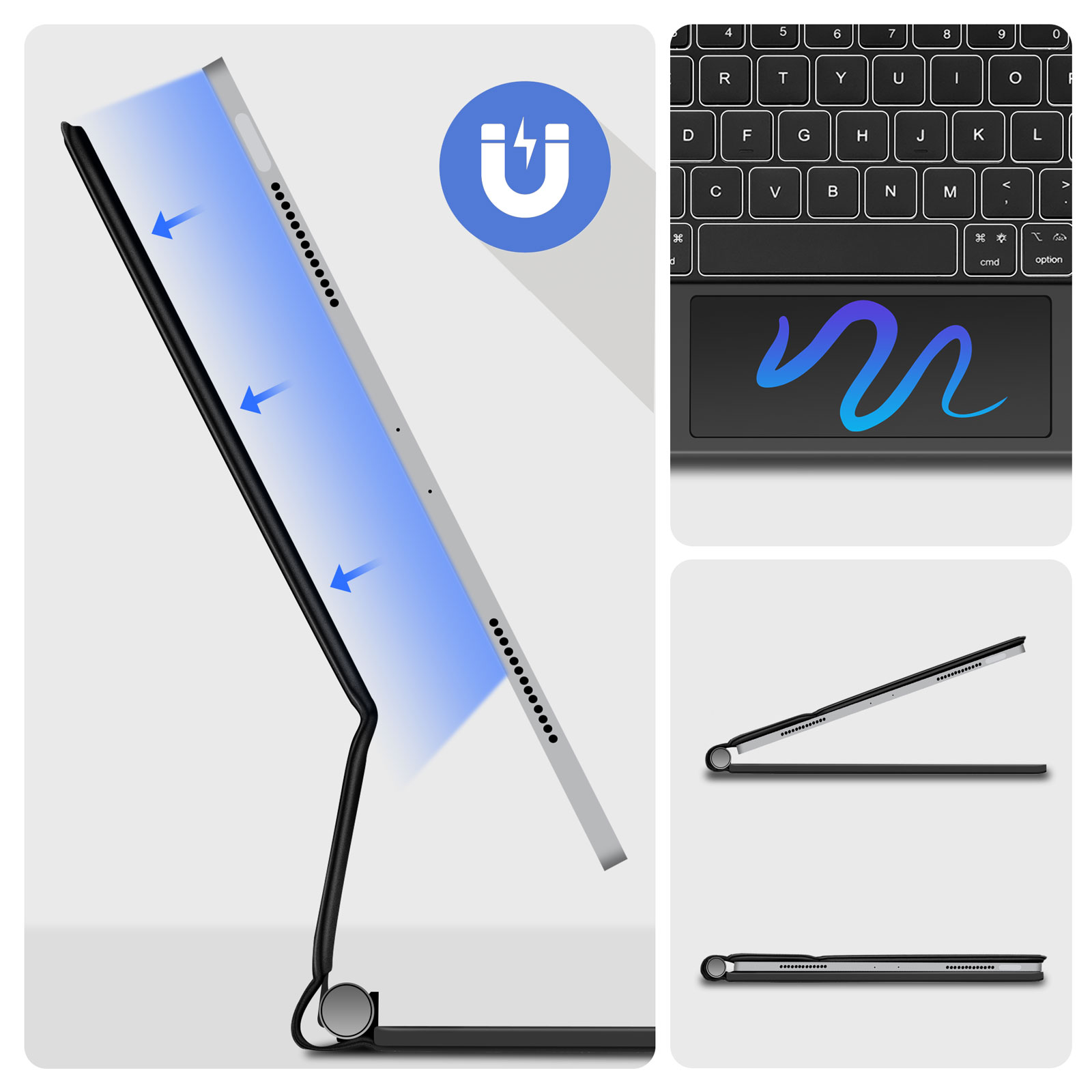 GOOJODOQ Magic Keyboard for iP – Tablet Accessories Choice Store recenzja i cena