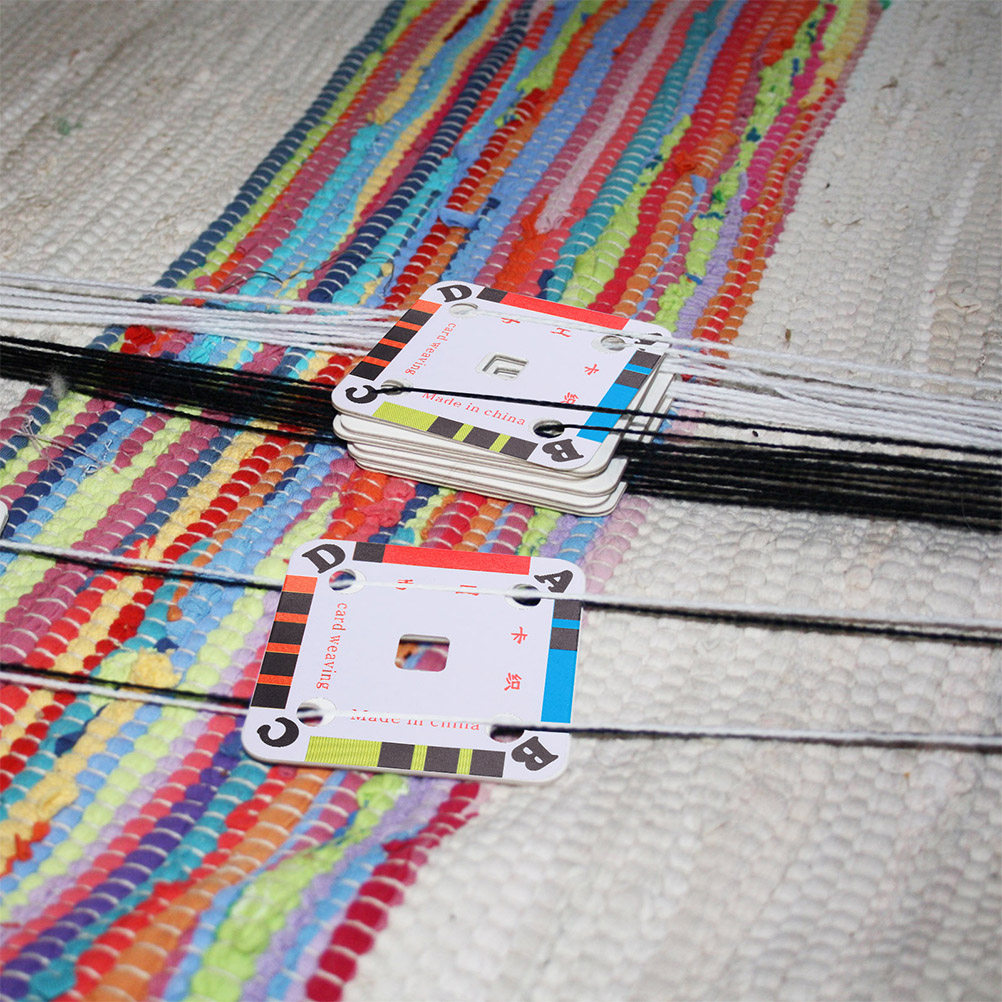 50Pcs Weaving Cards Paper Loom – Tablet Weaving Accessories recenzja i cena