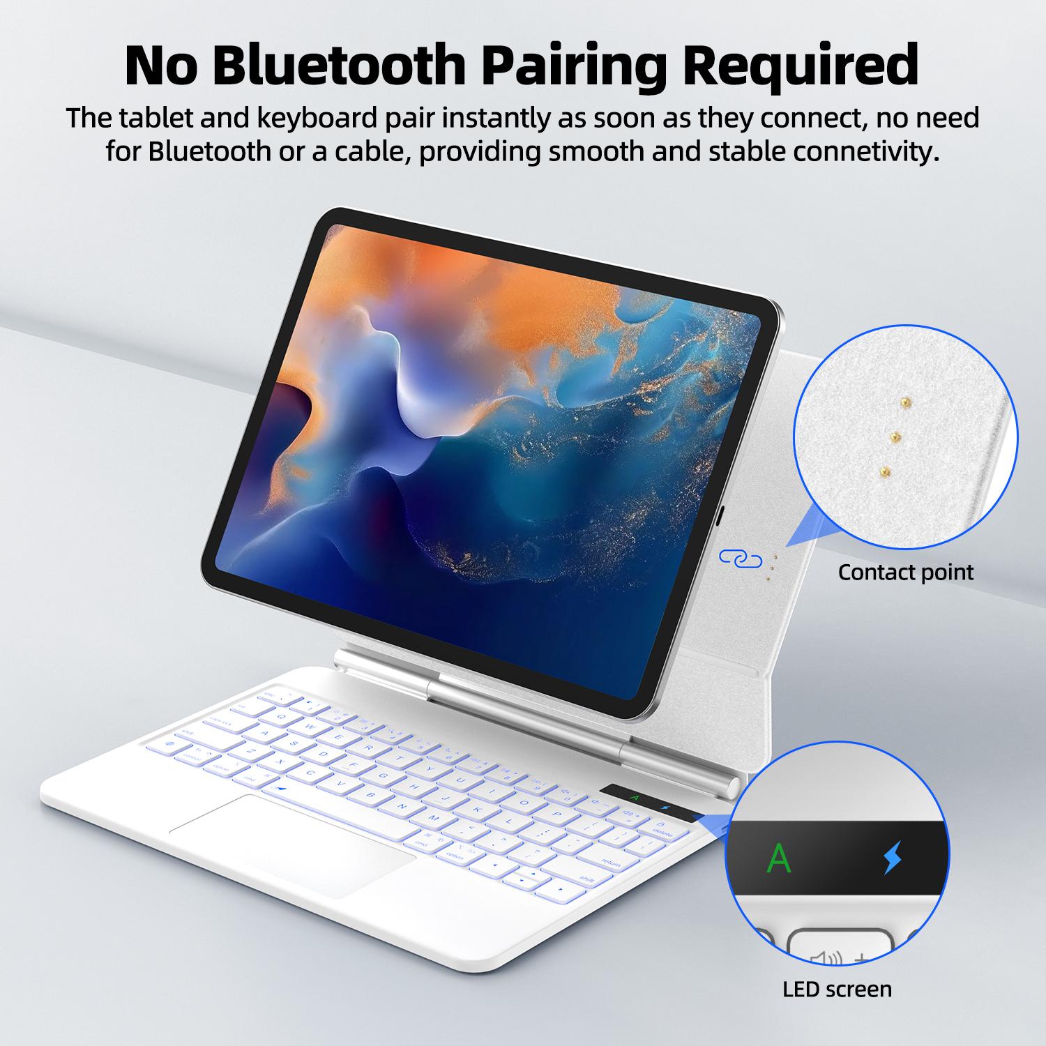 Smart Pogo Pin Keyboard case f – Tablet Accessories Choice Store recenzja i cena