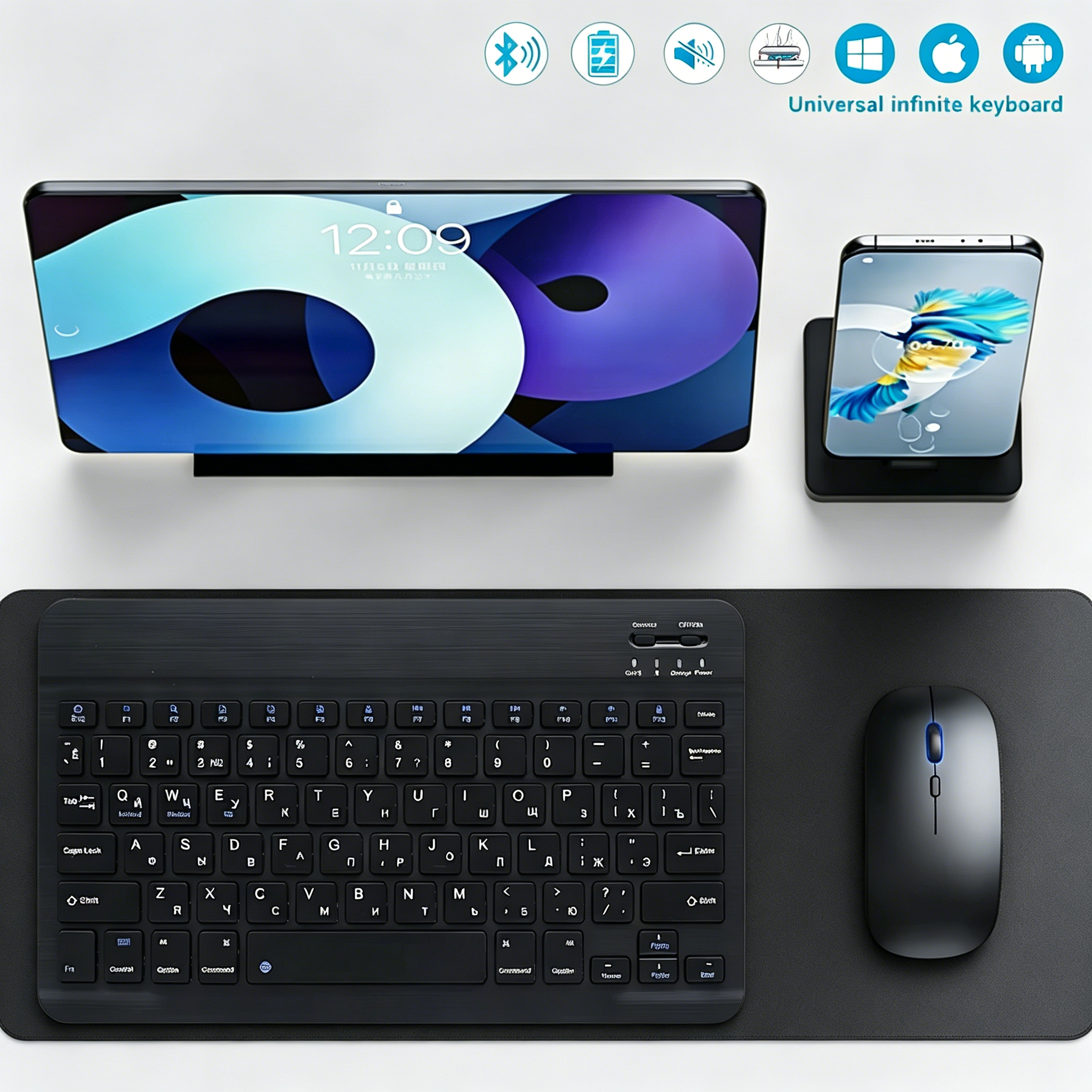 Bluetooth Wireless Keyboard Mo – Tablet Accessories Keyboard recenzja i cena
