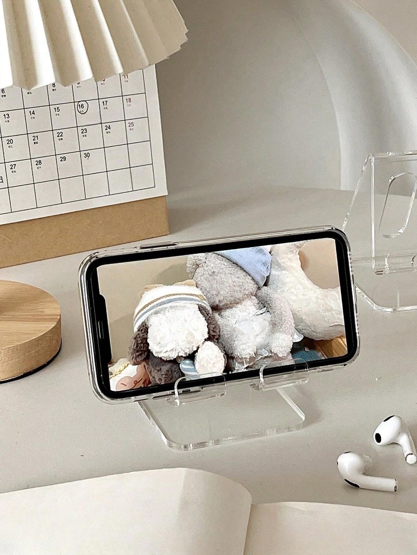 1pcTransparent Acrylic Phone S – Tablet Stand Adjustable recenzja i cena