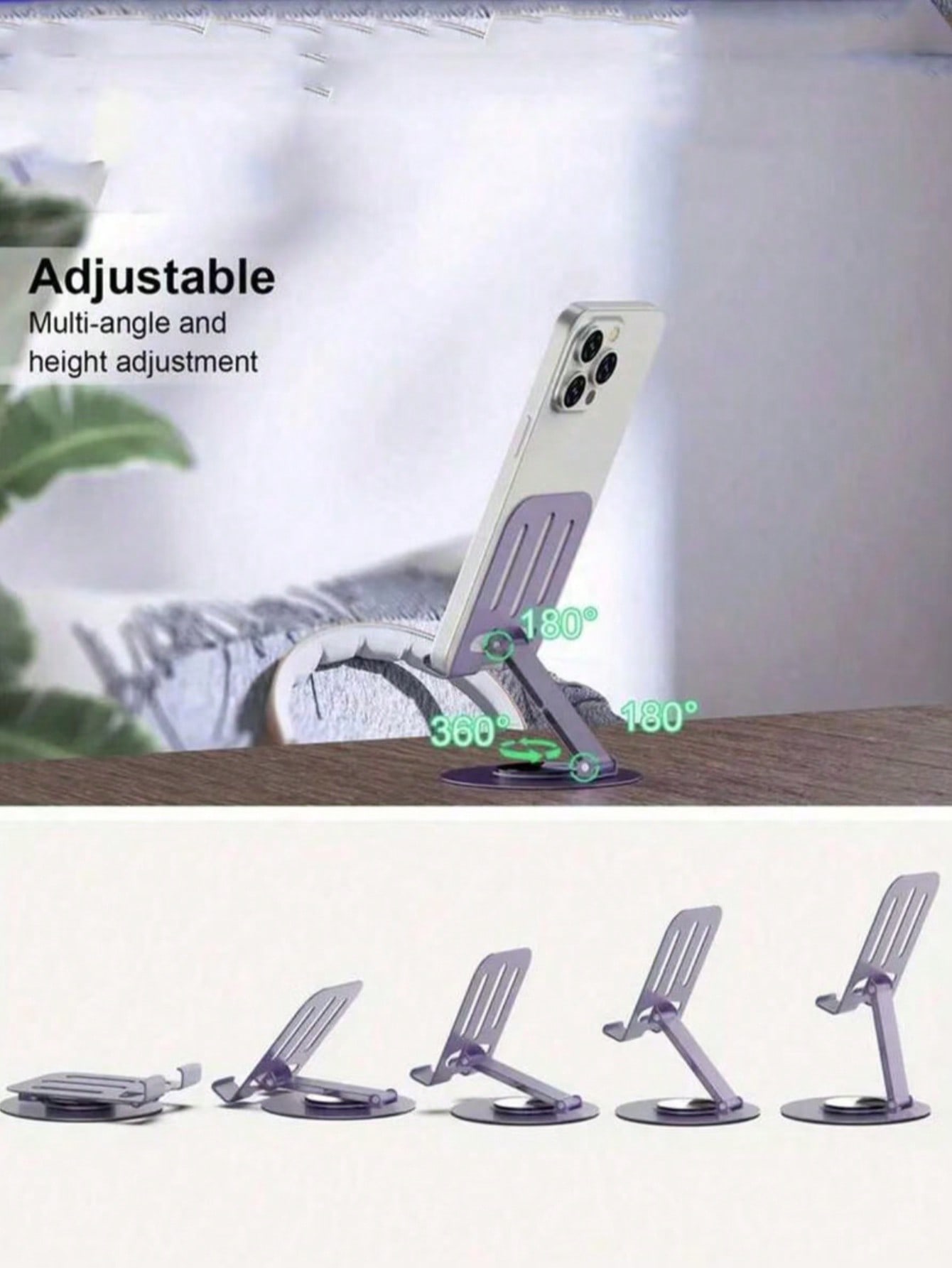 1pc 360° Rotating Universal Me – Tablet Stand Adjustable recenzja i cena