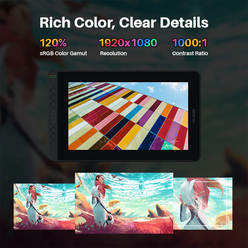 HUION Kamvas 12 Graphic Tablet – Huion Tablet Accessories recenzja i cena