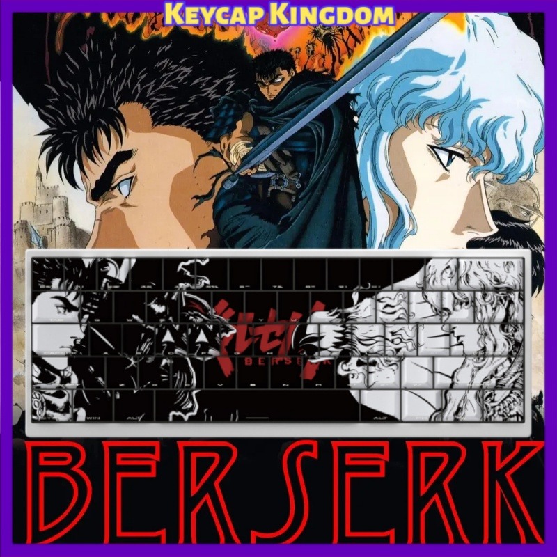 BERSERK Theme Anime Keycap 98  – Tablet Accessories Keyboard recenzja i cena