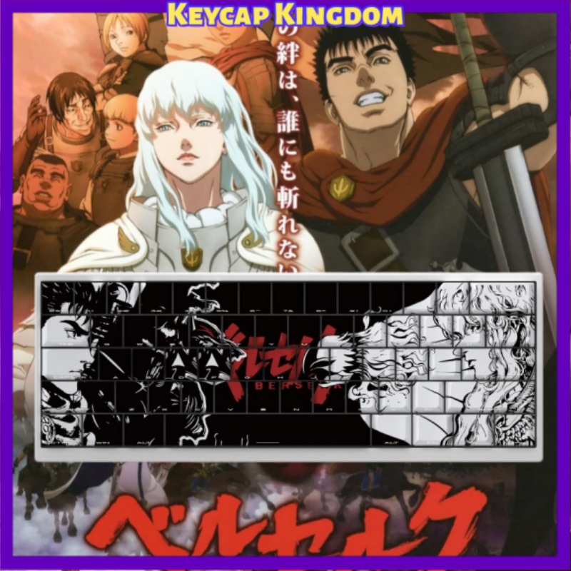 BERSERK Theme Anime Keycap 98  – Tablet Accessories Keyboard recenzja i cena