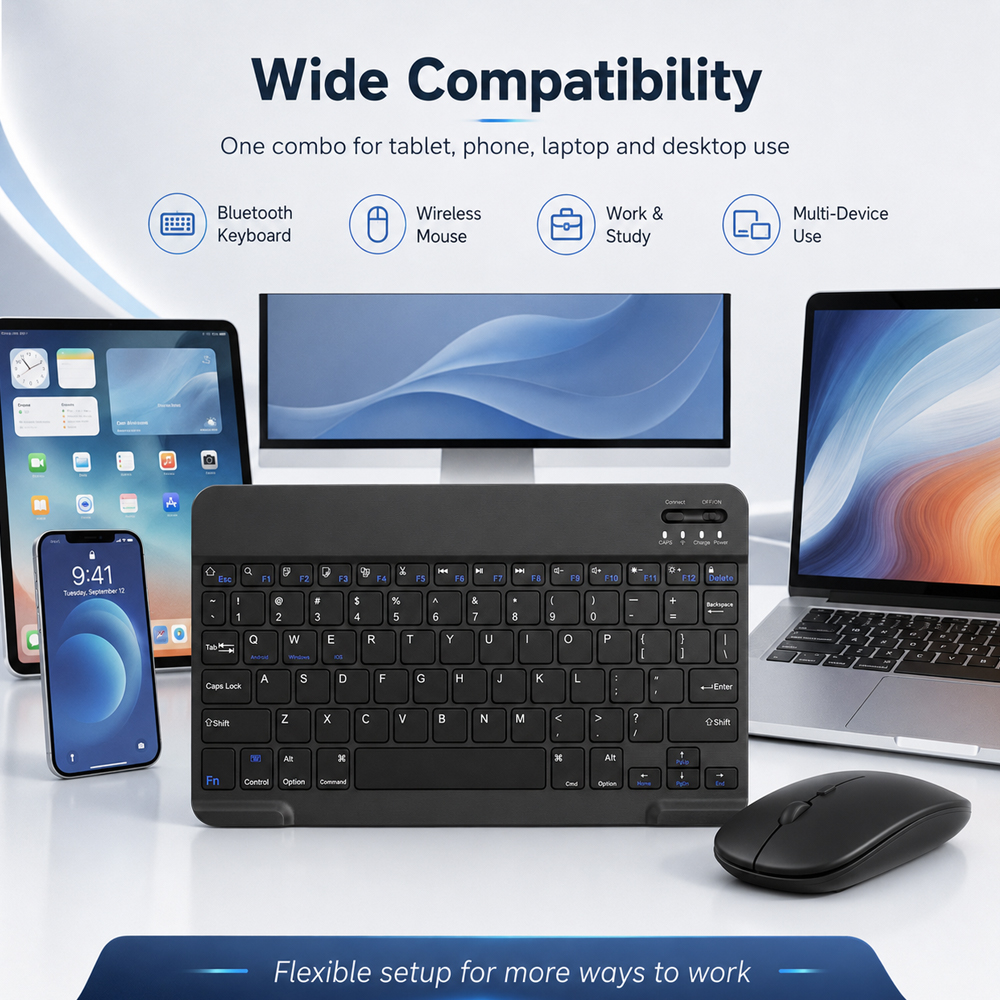 Bluetooth Wireless Keyboard Fo – Tablet Accessories Keyboard recenzja i cena