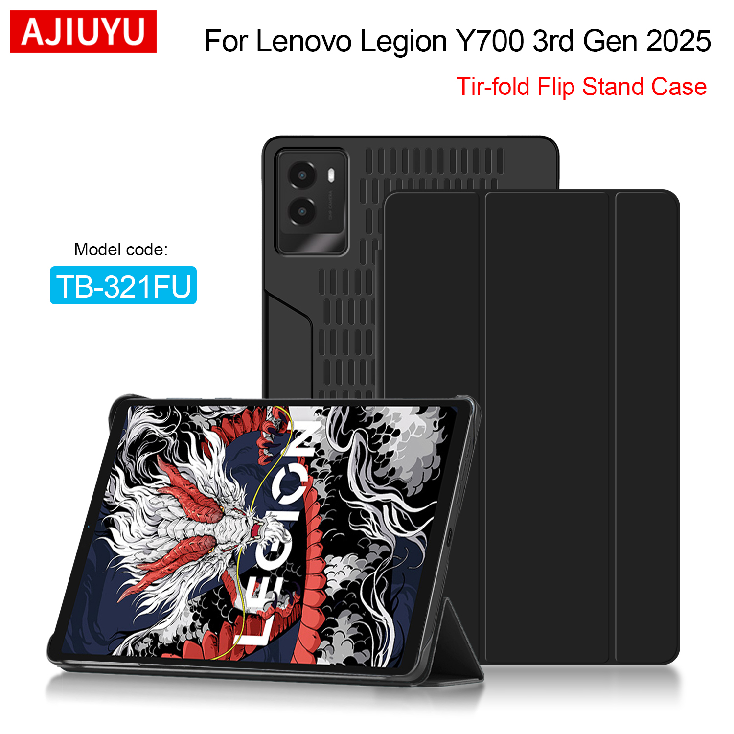 AJIUYU Smart Case For Lenovo L – Tablet Cover Accessories recenzja i cena